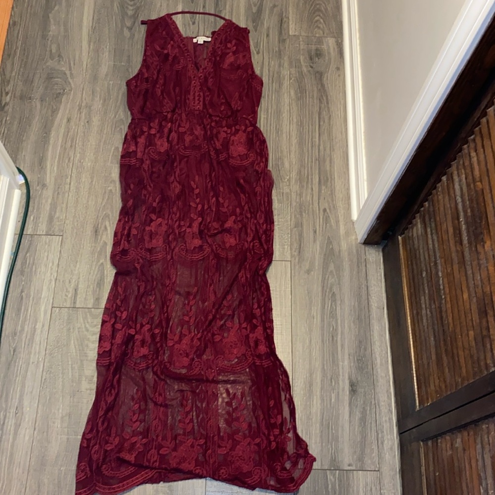 Maroon dress